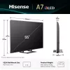 Hisense A7Q 55A7Q 139,7 cm (55 Zoll) 4K Ultra HD Smart-TV Wi-Fi Schwarz