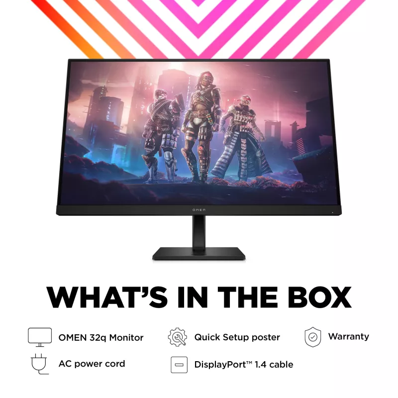 OMEN by HP 31,5 Zoll QHD 165Hz Gaming Monitor - OMEN 32q