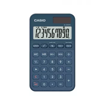 Taschenrechner Casio SL-310YC Taschenformat Basis 10-stellig Batterie/Solar marineblau