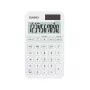 Taschenrechner CASIO SL-310YC Pocket Basic, 10-stellig, Batterie/Solar, weiß