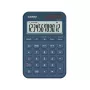 Desktop-Basisrechner CASIO MS-20YC — 12-stellig, Steuer- & Gewinnfunktionen, Batterie/Solar, marineblau