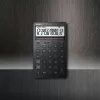 Tischrechner CASIO JW-200DQ – Basis, 12-stellig, Steuer- & Gewinnfunktionen, Batterie/Solar, schwarz