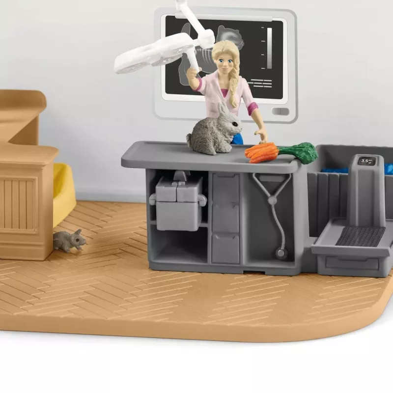 Tierarztpraxis mit Tieren Schleich 42502