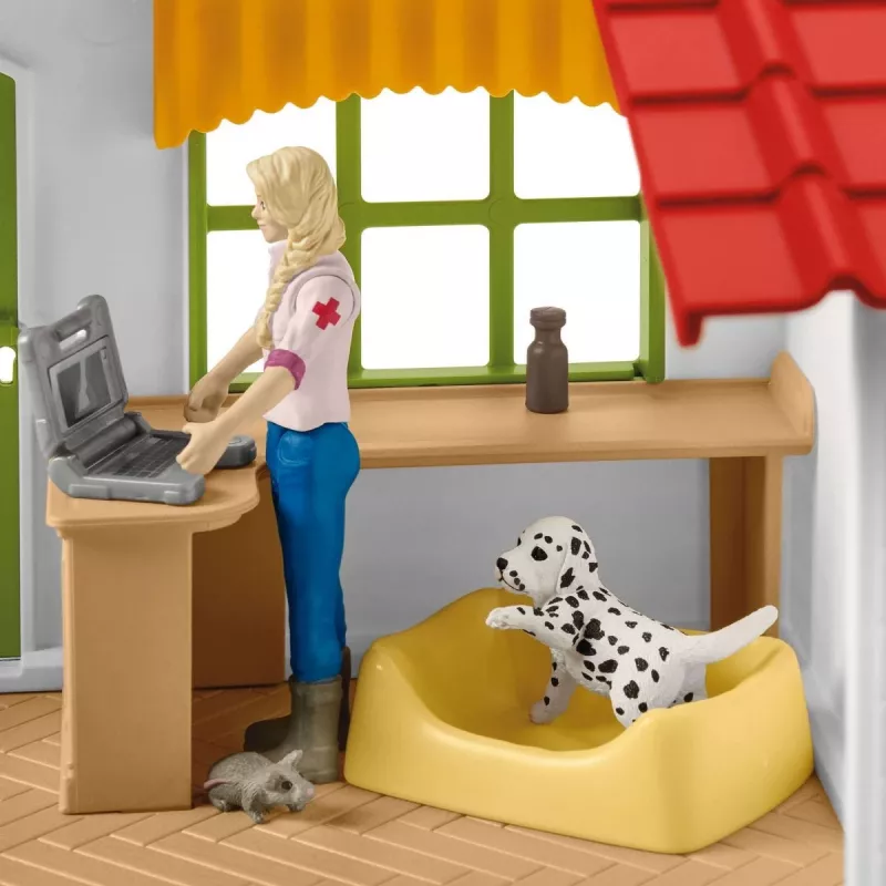 Tierarztpraxis mit Tieren Schleich 42502