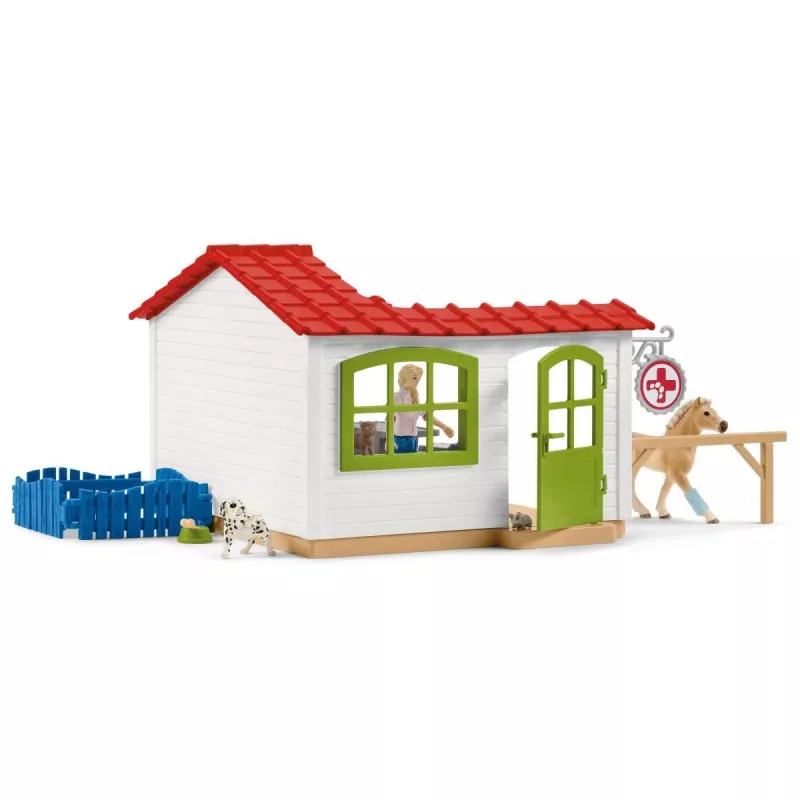 Tierarztpraxis mit Tieren Schleich 42502