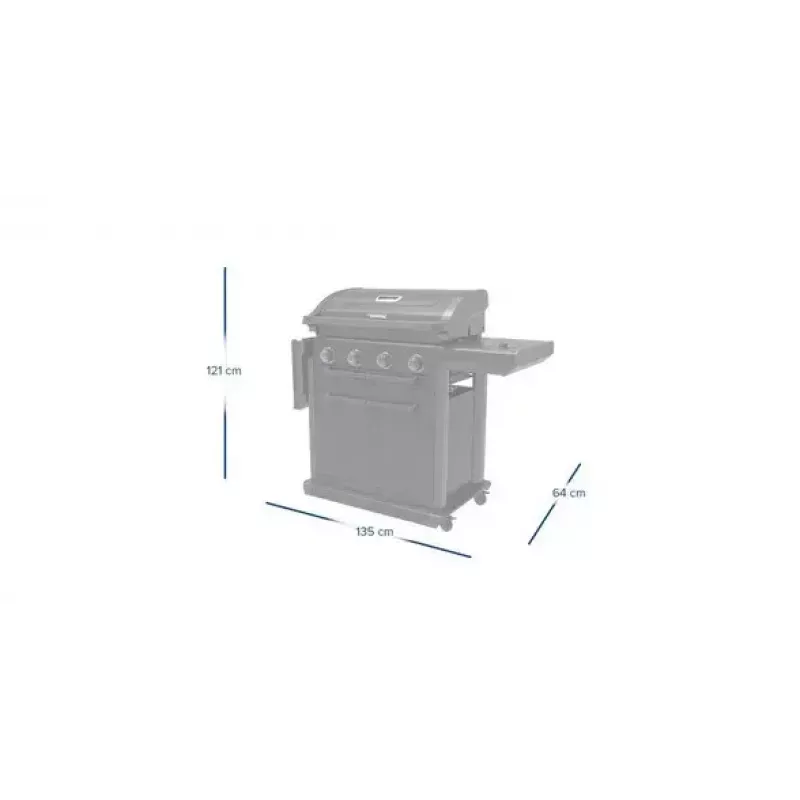Grill Campingaz 4 Series Classic 4 Series Onyx S 37386 Gas Schwarz 15,9 W