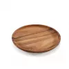 Servierplatte Zassenhaus Snackteller Holz rund 30 cm
