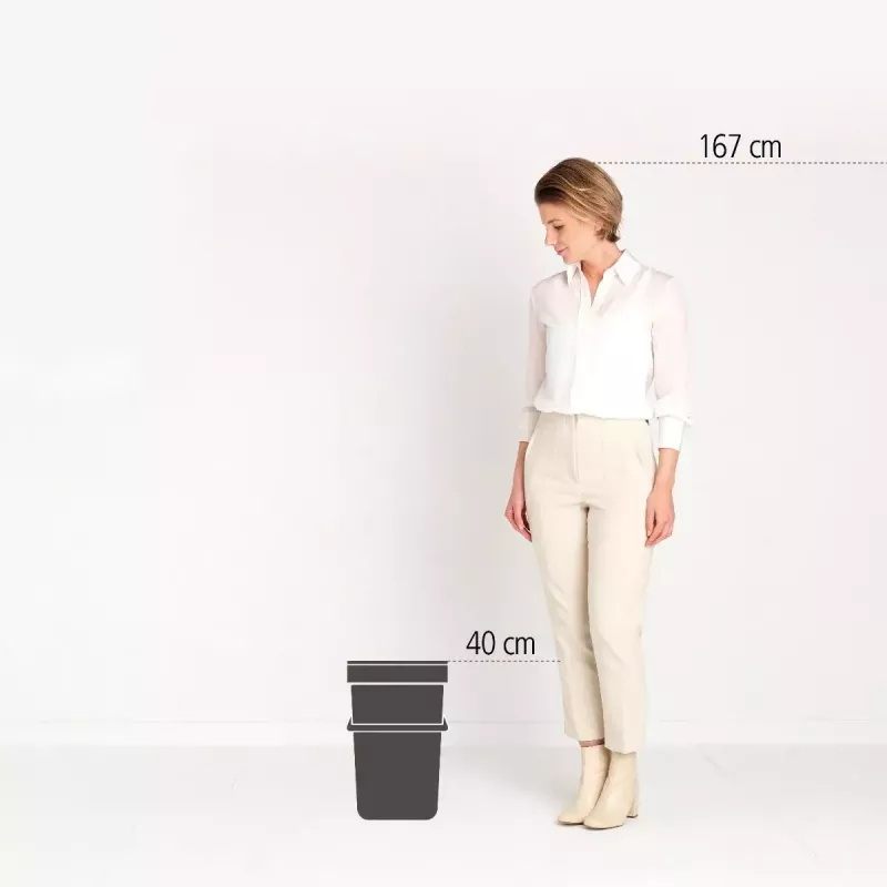 Brabantia Sort & Go 16 L Grüner Abfalleimer 220x279x401 mm