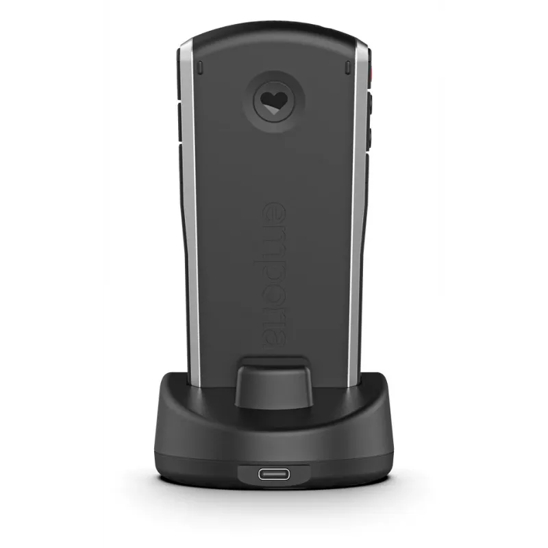 Emporia SIMPLICITY 5.08 cm (2 Zoll) 94 g Schwarz, Silber