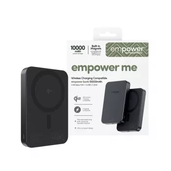 Tragbare Powerbank PanzerGlass empower™ 10000mAh Space Schwarz, 0,245 kg