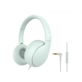 CONCEPTRONIC Kinder-Kabelkopfhörer PARRIS04GT — 3,5 mm, ohrumschließend, 20–20000 Hz, 1,6 m Kabel, hellgrün