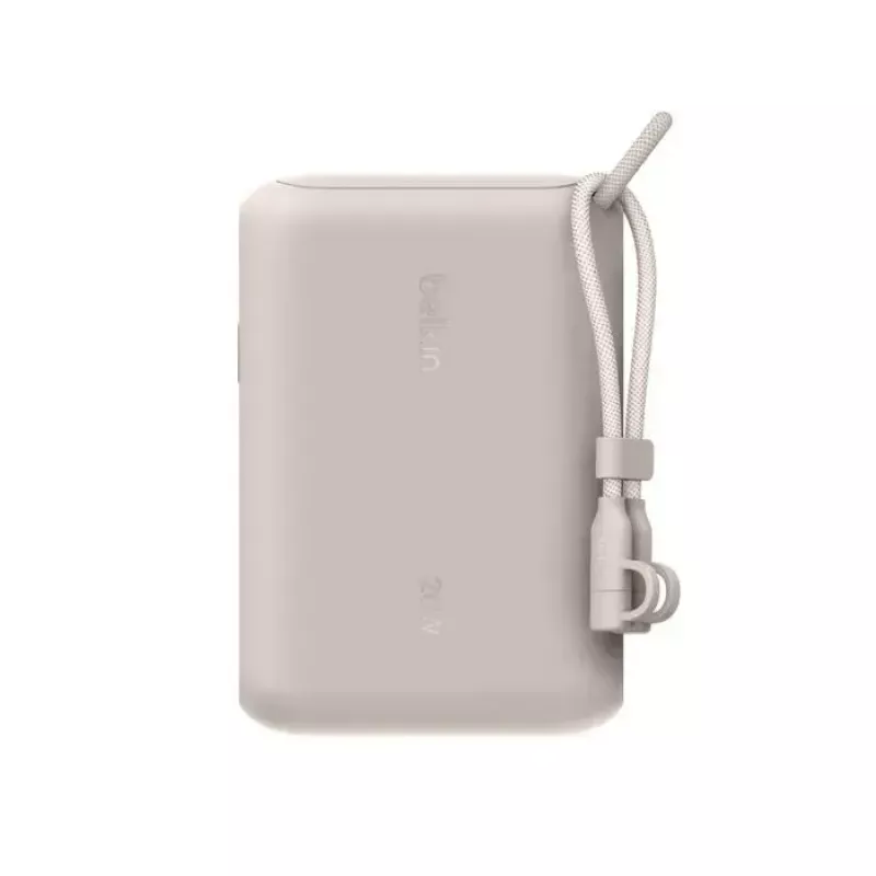 Tragbare Powerbank Belkin BPB027hqSD 10000 mAh, Sand, 2 × USB‑C-Anschlüsse