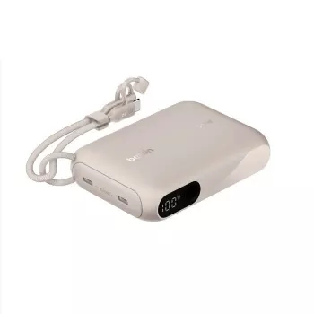 Tragbare Powerbank Belkin BPB027hqSD 10000 mAh, Sand, 2 × USB‑C-Anschlüsse