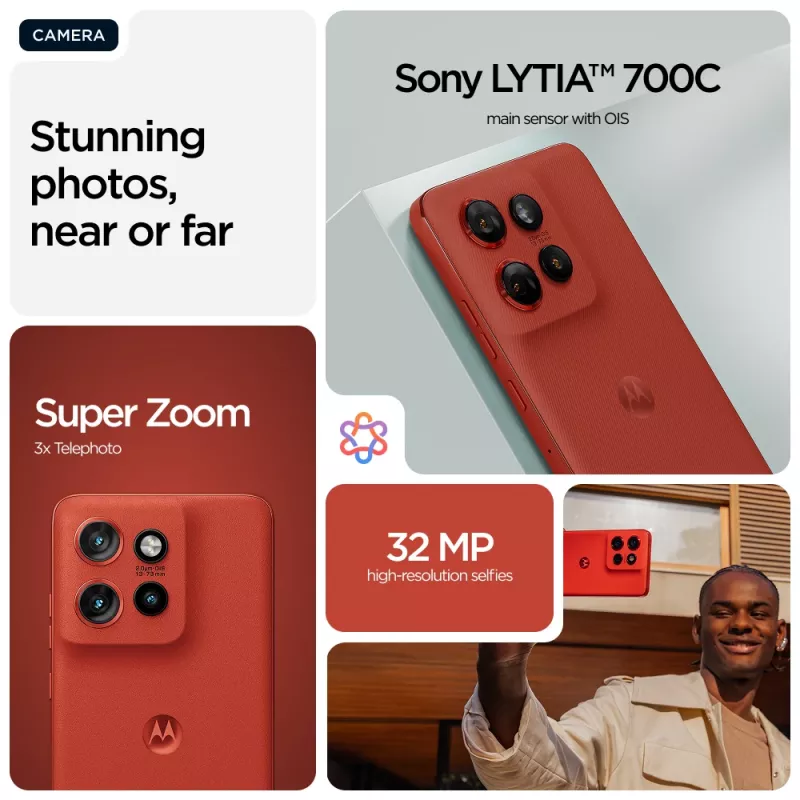 Motorola edge 60 Neo 16,1 cm (6,36 Zoll) Dual SIM Android 15 5G USB Type-C 12 GB 256 GB 5000 mAh Rot