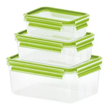 EMSA 515585 Frischhaltedose Rechteckige Box Transparent 6 Stück