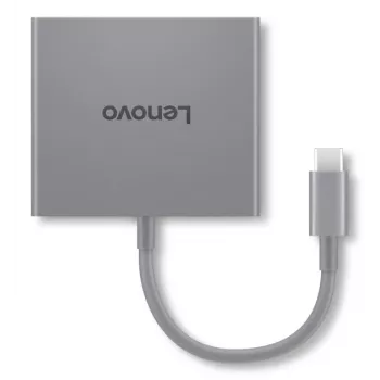 Lenovo GX91R64790 Laptop-Dockingstation/Port-Replikator kabelgebunden USB 3.2 Gen 1 (3.1 Gen 1) Typ-C Grau