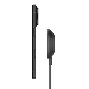 Ladegerät Belkin UltraCharge WIA013HQBK — kabelloses USB-Schnellladegerät für Smartwatch und Smartphone, für den Innenbereich, 2 m Kabel, schwarz