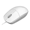 Kabelgebundene optische Maus Rapoo N100 weiß USB (18102)