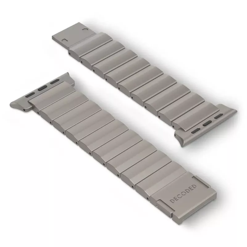 Uhrenarmband Decoded Traction Armband Titan — kompatibel mit Smartwatches, Handgelenk 130–225 mm, 1 Stk.