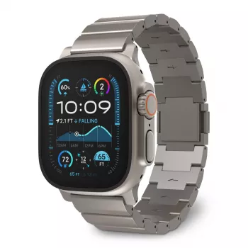 Uhrenarmband Decoded Traction Armband Titan — kompatibel mit Smartwatches, Handgelenk 130–225 mm, 1 Stk.