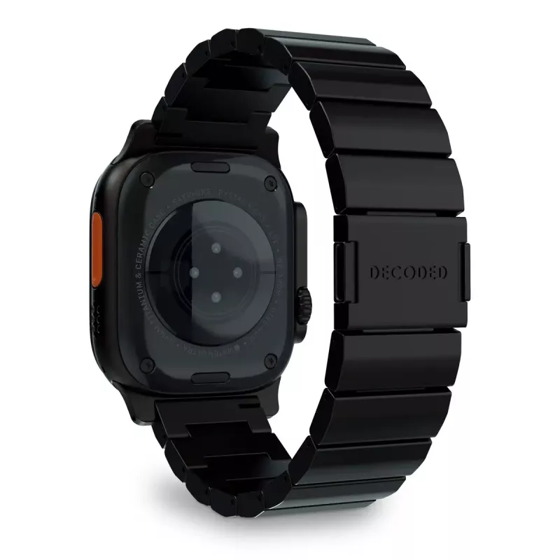 Armband für Smartwatch Decoded Traction Band Schwarz Titanium — Handgelenksumfang 130–225 mm, 1 Stk.