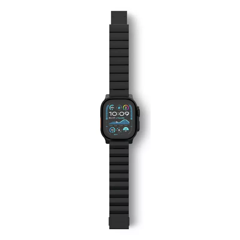Armband für Smartwatch Decoded Traction Band Schwarz Titanium — Handgelenksumfang 130–225 mm, 1 Stk.