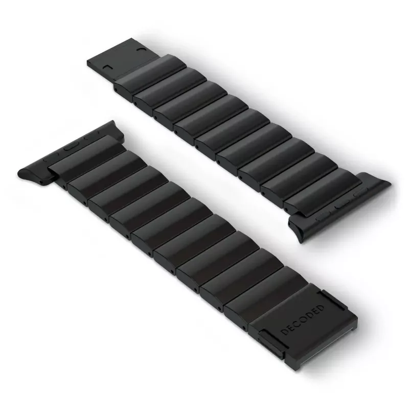 Armband für Smartwatch Decoded Traction Band Schwarz Titanium — Handgelenksumfang 130–225 mm, 1 Stk.