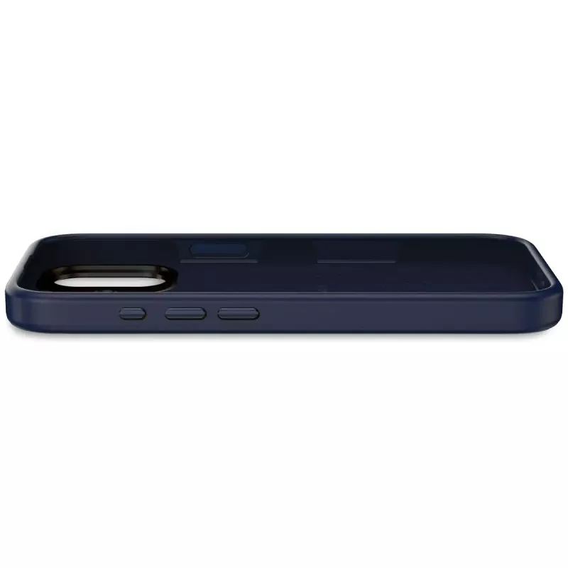 Handyhülle Decoded D25IPO17BCS9TY für iPhone 17 — Hülle, passend für bis zu 16 cm (6,3 Zoll), marineblau, Mikrofaser und PU