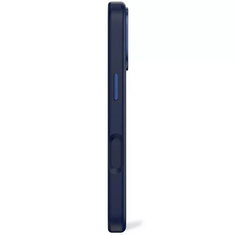 Handyhülle Decoded D25IPO17BCS9TY für iPhone 17 — Hülle, passend für bis zu 16 cm (6,3 Zoll), marineblau, Mikrofaser und PU