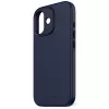 Handyhülle Decoded D25IPO17BCS9TY für iPhone 17 — Hülle, passend für bis zu 16 cm (6,3 Zoll), marineblau, Mikrofaser und PU