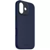 Handyhülle Decoded D25IPO17BCS9TY für iPhone 17 — Hülle, passend für bis zu 16 cm (6,3 Zoll), marineblau, Mikrofaser und PU