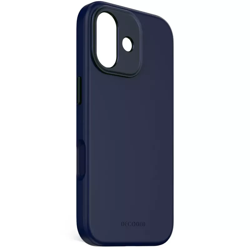 Handyhülle Decoded D25IPO17BCS9TY für iPhone 17 — Hülle, passend für bis zu 16 cm (6,3 Zoll), marineblau, Mikrofaser und PU