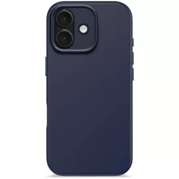 Handyhülle Decoded D25IPO17BCS9TY für iPhone 17 — Hülle, passend für bis zu 16 cm (6,3 Zoll), marineblau, Mikrofaser und PU