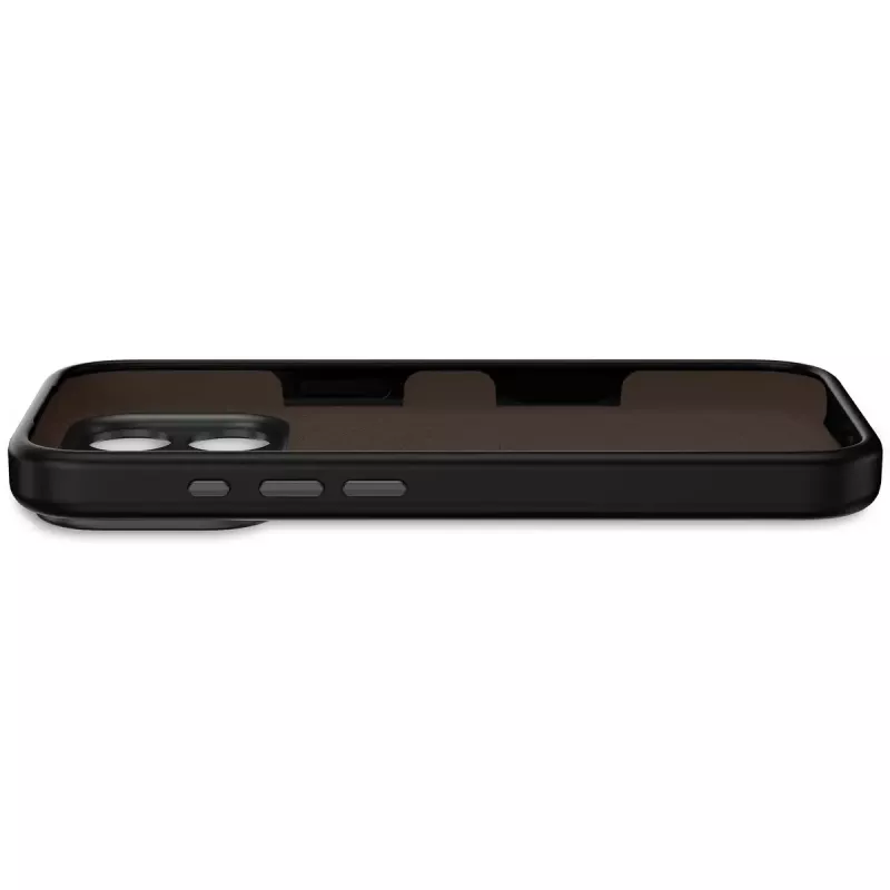 Decoded Silikon-Rückabdeckung für Apple iPhone 17 Pro Max — kompatibel mit 6,9 Zoll (17,5 cm), schwarz, Mikrofaser/PU
