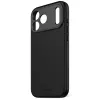 Decoded Silikon-Rückabdeckung für Apple iPhone 17 Pro Max — kompatibel mit 6,9 Zoll (17,5 cm), schwarz, Mikrofaser/PU
