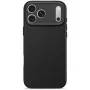 Decoded Silikon-Rückabdeckung für Apple iPhone 17 Pro Max — kompatibel mit 6,9 Zoll (17,5 cm), schwarz, Mikrofaser/PU