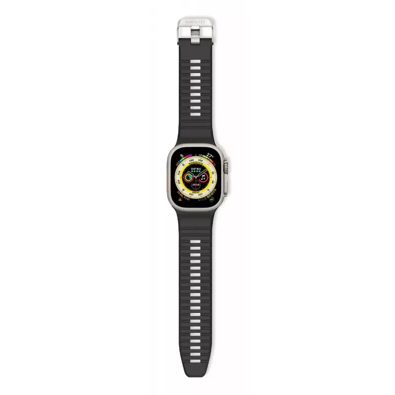 Strap Decoded Ultra Traction Strap für Smartwatch, Schwarz, Silikon, 1 Stk.
