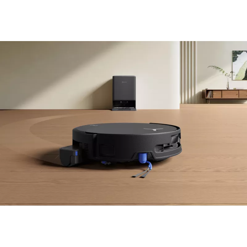 Saugroboter Ecovacs DEEBOT T90 PRO OMNI — beutelloser 0,25 L Staubbehälter, 350 Min. Laufzeit, Li‑Ion 4000 mAh, schwarz