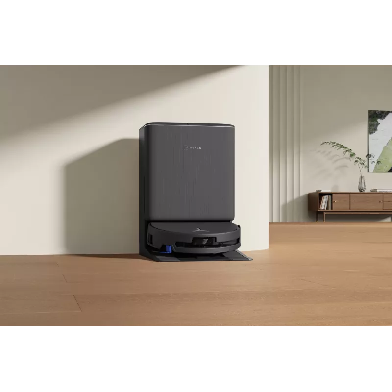Saugroboter Ecovacs DEEBOT T90 PRO OMNI — beutelloser 0,25 L Staubbehälter, 350 Min. Laufzeit, Li‑Ion 4000 mAh, schwarz