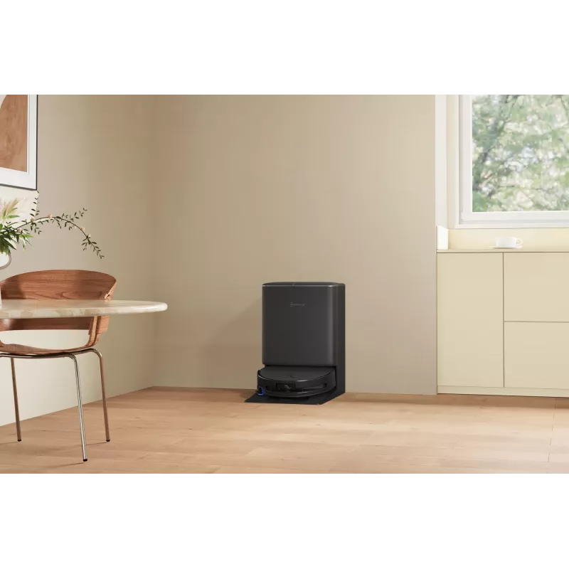 Saugroboter Ecovacs DEEBOT T90 PRO OMNI — beutelloser 0,25 L Staubbehälter, 350 Min. Laufzeit, Li‑Ion 4000 mAh, schwarz