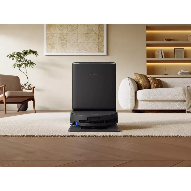 Saugroboter Ecovacs DEEBOT T90 PRO OMNI — beutelloser 0,25 L Staubbehälter, 350 Min. Laufzeit, Li‑Ion 4000 mAh, schwarz