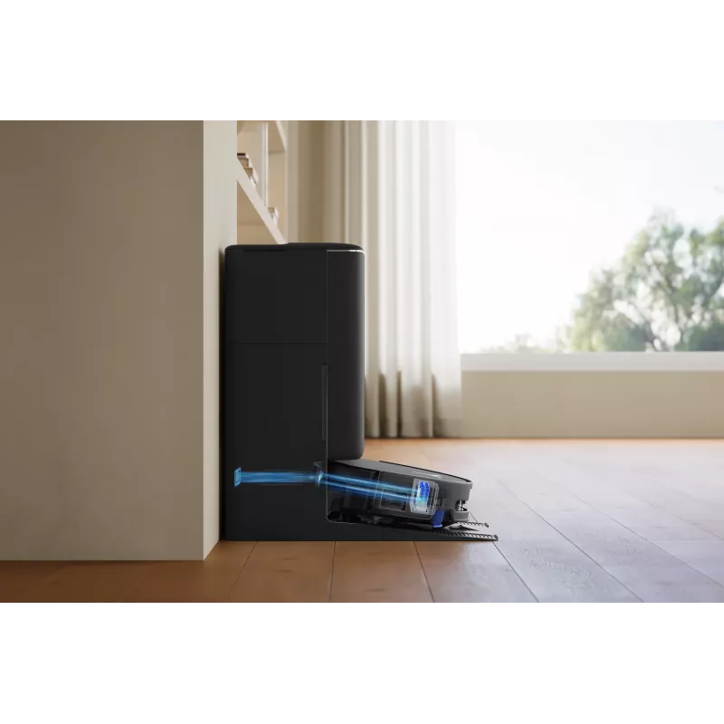 Saugroboter Ecovacs DEEBOT T90 PRO OMNI — beutelloser 0,25 L Staubbehälter, 350 Min. Laufzeit, Li‑Ion 4000 mAh, schwarz