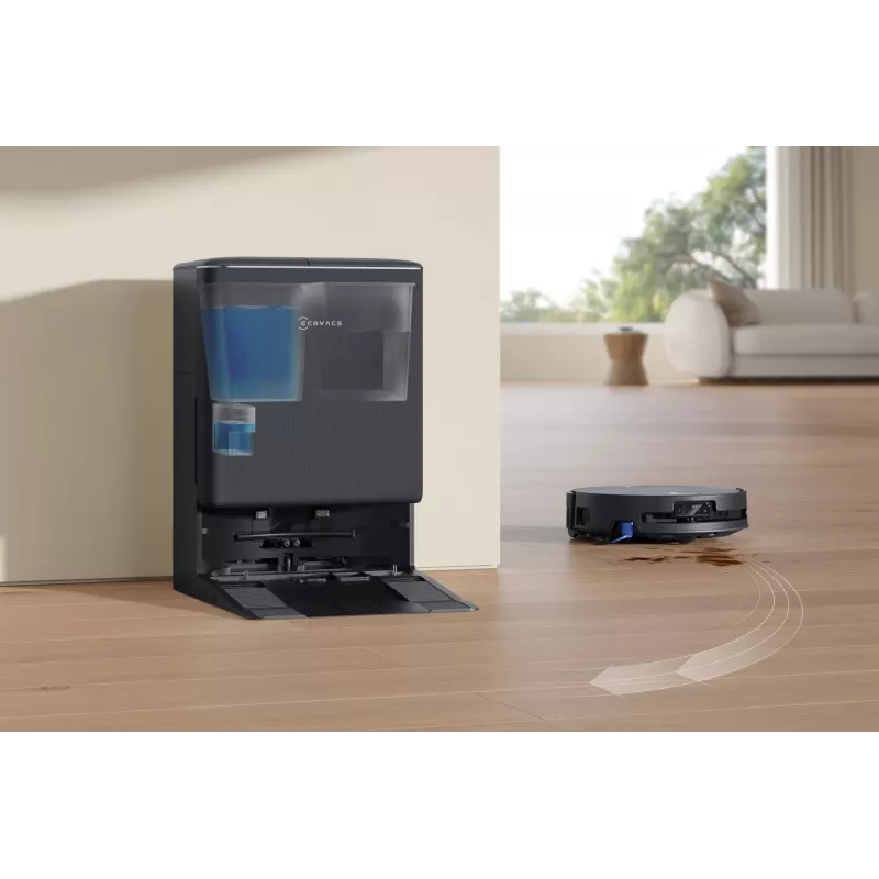 Saugroboter Ecovacs DEEBOT T90 PRO OMNI — beutelloser 0,25 L Staubbehälter, 350 Min. Laufzeit, Li‑Ion 4000 mAh, schwarz
