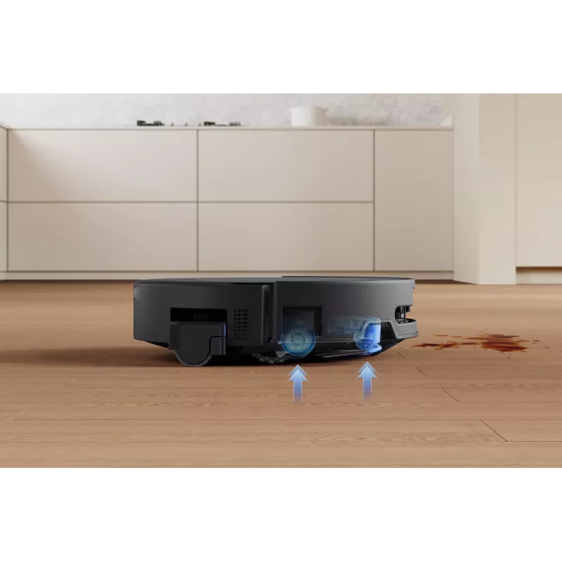 Saugroboter Ecovacs DEEBOT T90 PRO OMNI — beutelloser 0,25 L Staubbehälter, 350 Min. Laufzeit, Li‑Ion 4000 mAh, schwarz