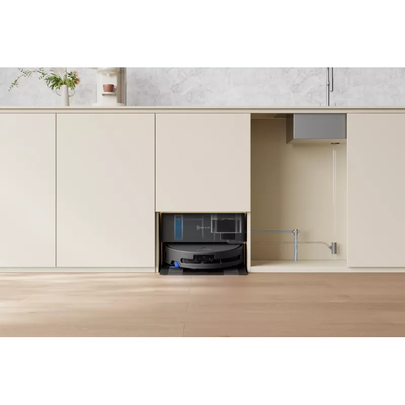 Saugroboter Ecovacs DEEBOT T90 PRO OMNI — beutelloser 0,25 L Staubbehälter, 350 Min. Laufzeit, Li‑Ion 4000 mAh, schwarz