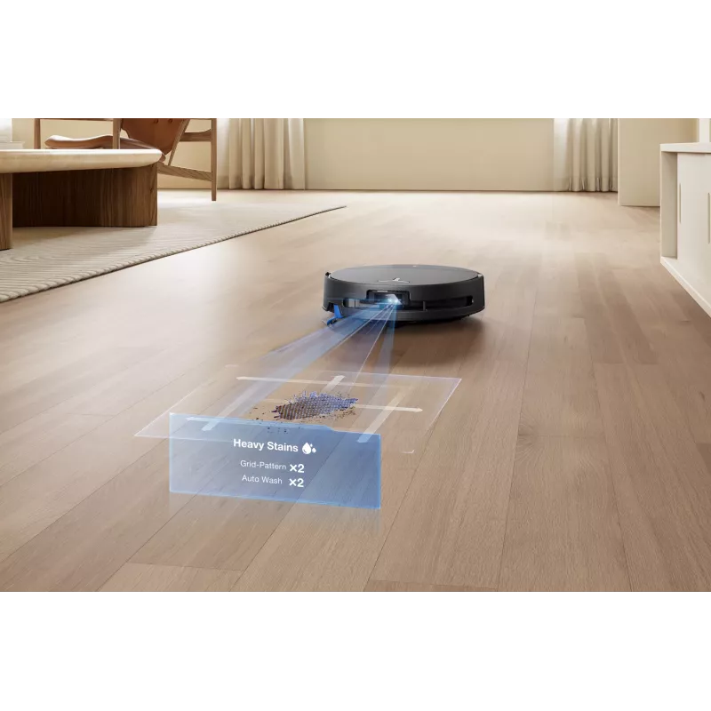 Saugroboter Ecovacs DEEBOT T90 PRO OMNI — beutelloser 0,25 L Staubbehälter, 350 Min. Laufzeit, Li‑Ion 4000 mAh, schwarz