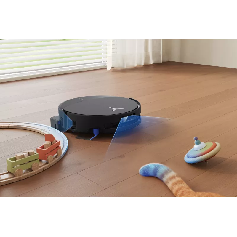 Saugroboter Ecovacs DEEBOT T90 PRO OMNI — beutelloser 0,25 L Staubbehälter, 350 Min. Laufzeit, Li‑Ion 4000 mAh, schwarz