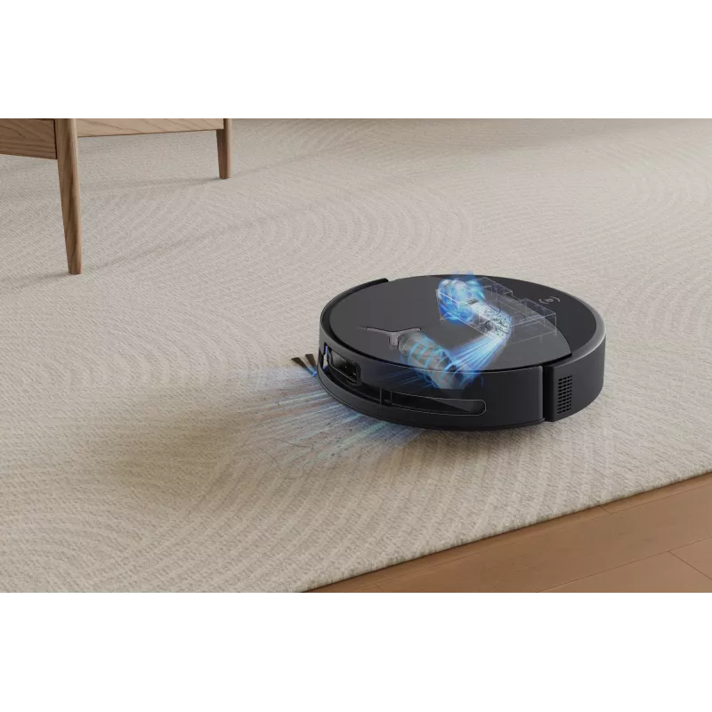 Saugroboter Ecovacs DEEBOT T90 PRO OMNI — beutelloser 0,25 L Staubbehälter, 350 Min. Laufzeit, Li‑Ion 4000 mAh, schwarz