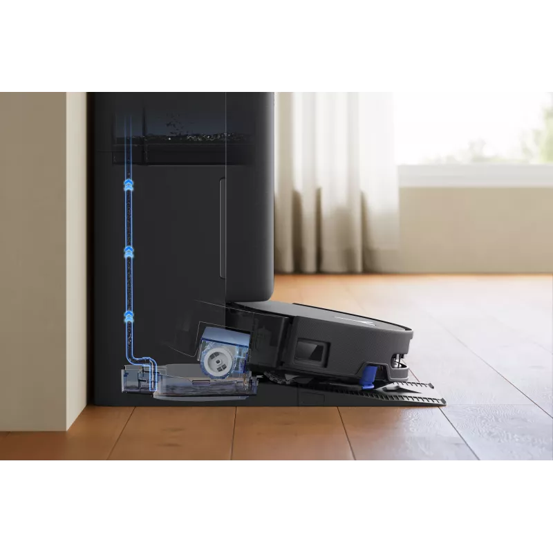 Saugroboter Ecovacs DEEBOT T90 PRO OMNI — beutelloser 0,25 L Staubbehälter, 350 Min. Laufzeit, Li‑Ion 4000 mAh, schwarz