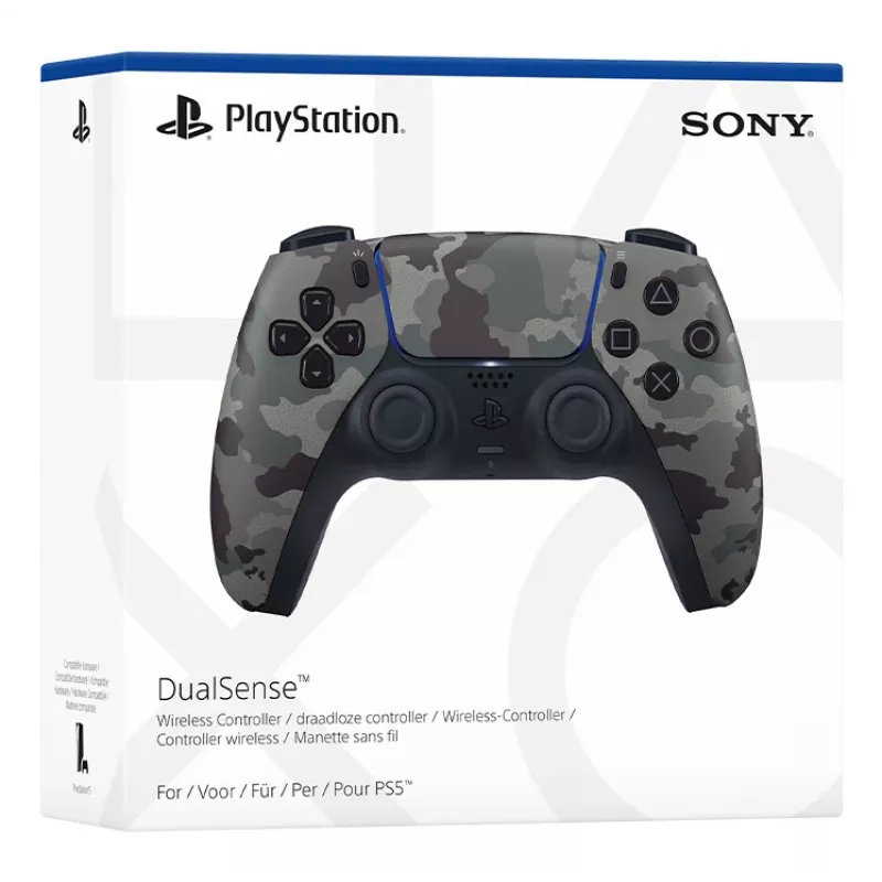 Gamepad Sony DualSense v3 Camouflage – Bluetooth/USB, PS5, eingebauter Akku, USB‑C, 160×106×66 mm